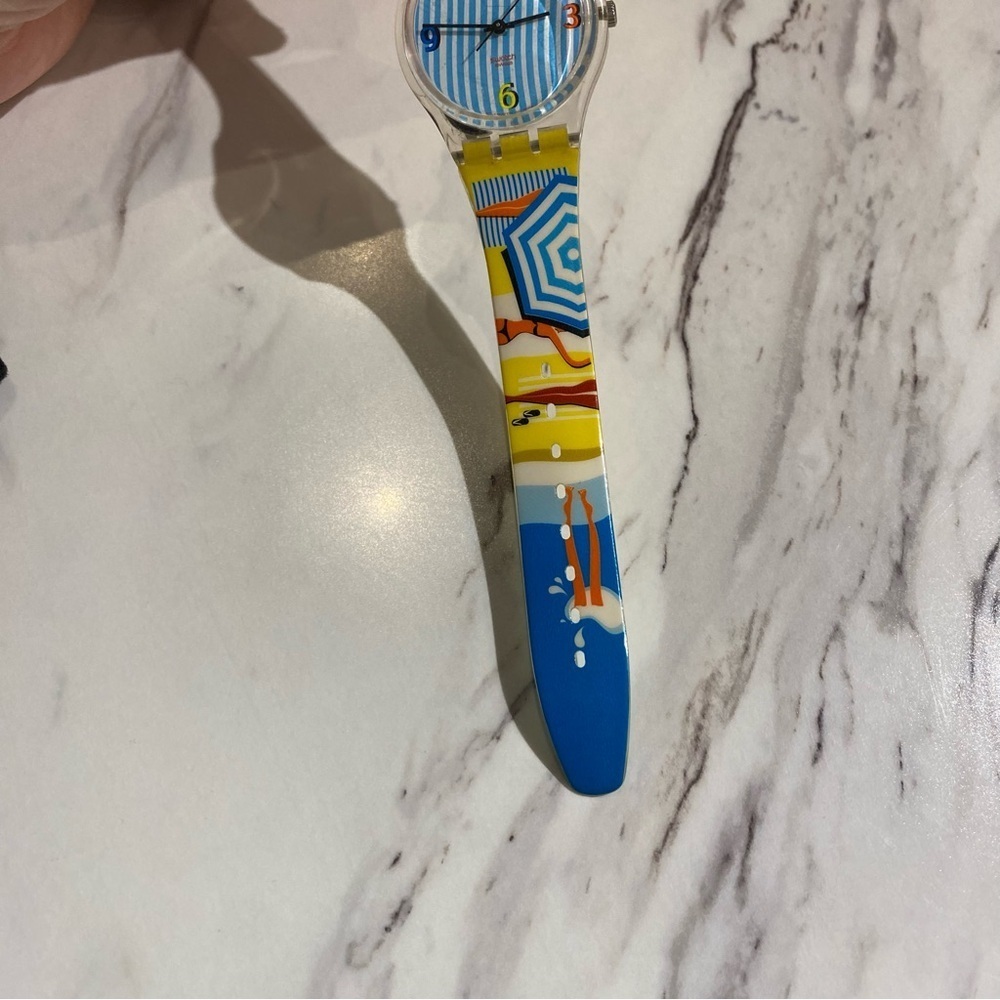 Vintage Swatch Watch Bikini Beach model 2004 unisex Swiss Made - Picture 3 of 9